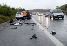 9 ARAÇ BİRBİRİNE GİRDİ