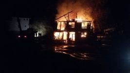 AYNI KÖYDE İKİ YANGIN