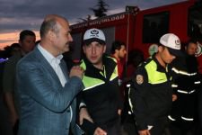 BAKAN SOYLU, TRAFİK POLİSLİĞİ YAPTI