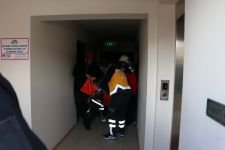 BAYGIN HALDE BULUNAN KADIN HASTANEYE KALDIRILDI