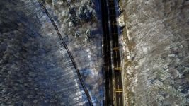 BEMBEYAZ BOLU DAĞI HAVADAN GÖRÜNTÜLENDİ