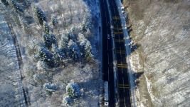 BEMBEYAZ BOLU DAĞI HAVADAN GÖRÜNTÜLENDİ