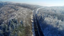 BEMBEYAZ BOLU DAĞI HAVADAN GÖRÜNTÜLENDİ