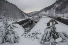 BOLU DAĞI'NDA KAR YAĞIŞI DURDU
