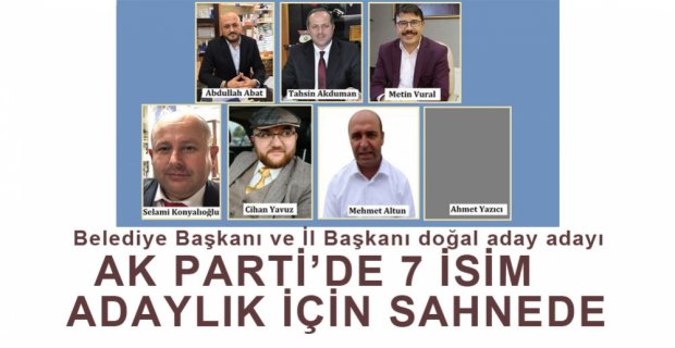 AK PARTİ'DE SAYI 7'YE ULAŞTI