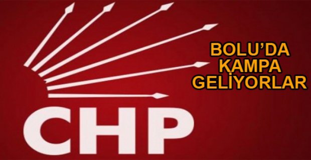 CHP TAM KADRO BOLU'YA GELİYOR