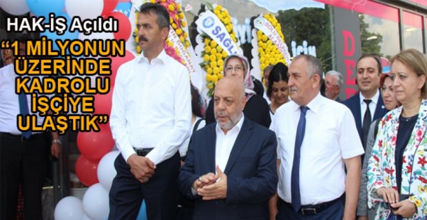 HAK-İŞ BOLU ŞUBESİ AÇILDI