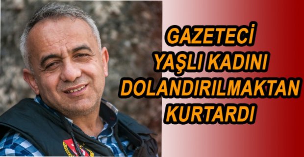 YAŞLI KADIN GAZETECİNİN KAHRAMANLIĞINI ANLATTI