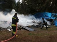 EV ALEV ALEV YANDI, HAYVANLAR SON ANDA KURTARILDI