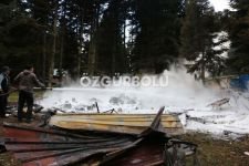 EV ALEV ALEV YANDI, HAYVANLAR SON ANDA KURTARILDI