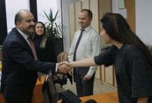 FATİH METİN BELEDİYE ÇALIŞANLARIYLA....