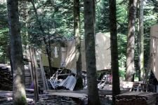 GÖLCÜK'TE BUNGALOV EVLERİN YAPIMINA BAŞLANDI