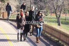 GÜNEŞİ GÖREN GÖLCÜK'E KOŞTU...