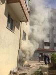 KIRTASİYE DEPOSU ALEV ALEV YANDI