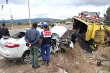 KORKUNÇ KAZADA 1 KİŞİ ÖLDÜ