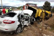 KORKUNÇ KAZADA 1 KİŞİ ÖLDÜ