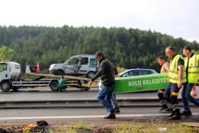 OTOYOL MAHŞER YERİNE DÖNDÜ