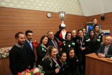 ŞAMPİYONLAR ÖDÜLLENDİRİLDİ