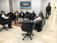 TANJU ÖZCAN, BAŞKAN YILMAZ'I ZİYARET ETTİ
