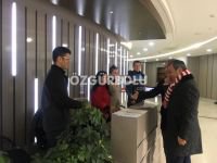 TANJU ÖZCAN, BAŞKAN YILMAZ'I ZİYARET ETTİ