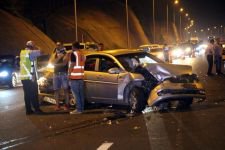 TEM'DE ZİNCİRLEME KAZA