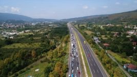 TRAFİK HAVADAN GÖRÜNTÜLENDİ