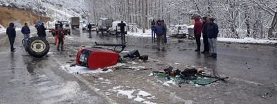 TRAKTÖR PARAMPARÇA OLDU