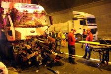 TÜNELDE FECİ KAZA 1 ÖLÜ