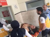 ÜZERİNE TRAKTÖR DEVRİLDİ