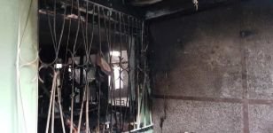 YANAN CAMİ BÜYÜK HASAR GÖRDÜ