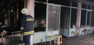 YANAN CAMİ BÜYÜK HASAR GÖRDÜ