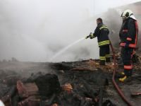 YANAN EVİNDEN SADECE KEDİSİ KALDI