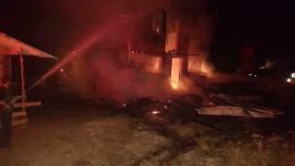 YAYLA EVİ ALEV ALEV YANDI