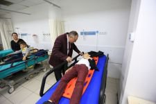 YILMAZ YARALI ÖĞRENCİLERİ ZİYARET ETTİ