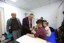 YILMAZ YARALI ÖĞRENCİLERİ ZİYARET ETTİ