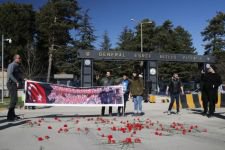 YÜZLERCE KİŞİLİK KONVOYLA DESTEK VERDİLER
