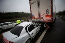 12 ARAÇ BİRBİRİNE GİRDİ....