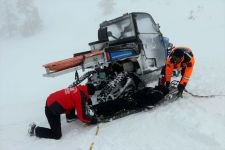 2 METRE KARDA BÖYLE KURTARILDILAR