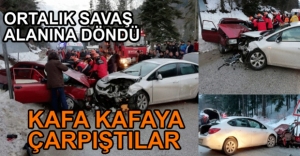 ABANT YOLUNDA FECİ KAZA....