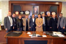 ASECA HEYETİ TSO BAŞKANI TÜRKER ATEŞ'İ ZİYARET ETTİ