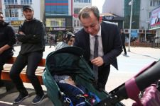BAŞKAN TANJU ÖZCAN'A SEVGİ SELİ