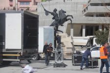 BAŞKAN'IN MİTİNGİ İÇİN HAZIRLIKLAR DEVAM EDİYOR