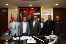 BGC YÖNETİMİ BAŞKAN ÖZCAN'I ZİYARET ETTİ