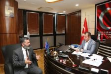 BGC YÖNETİMİ BAŞKAN ÖZCAN'I ZİYARET ETTİ