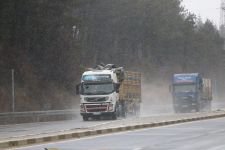 BOLU DAĞI'NDA KAR YAĞIŞI BAŞLADI