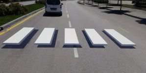 BOLU'DA 3D YAYA GEÇİDİ