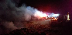 BOLU'DA İKİ FARKLI YANGINDA ALEVLER KORKUTTU