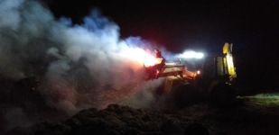 BOLU'DA İKİ FARKLI YANGINDA ALEVLER KORKUTTU