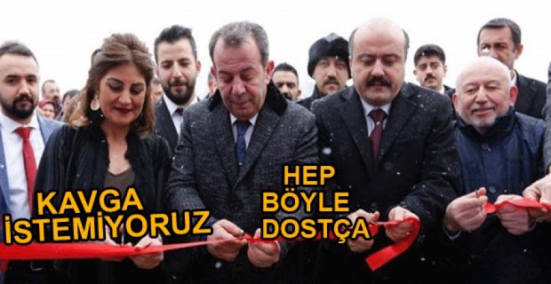 ADAYLAR AÇILIŞTA BİR ARAYA GELDİ