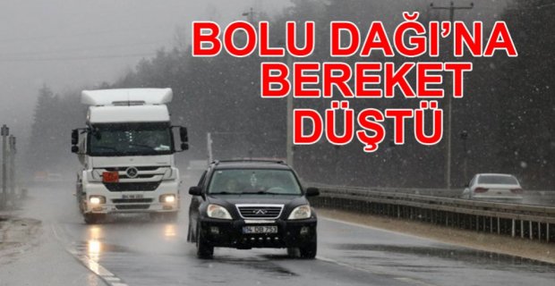 BOLU DAĞI'NDA KAR YAĞIŞI